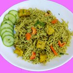 Kothimbir rice